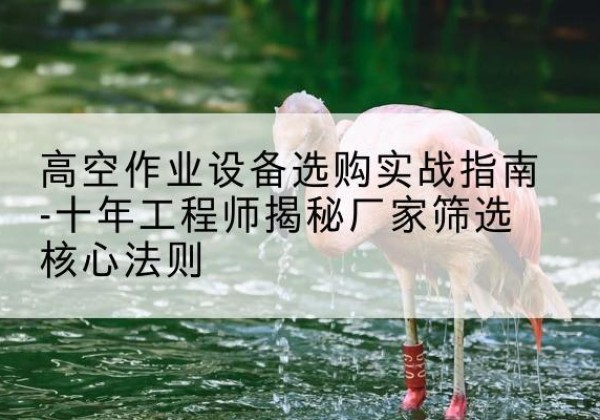 下花园剪叉式升降机厂家-高空作业设备选购实战指南-十年工程师揭秘厂家筛选核心法则